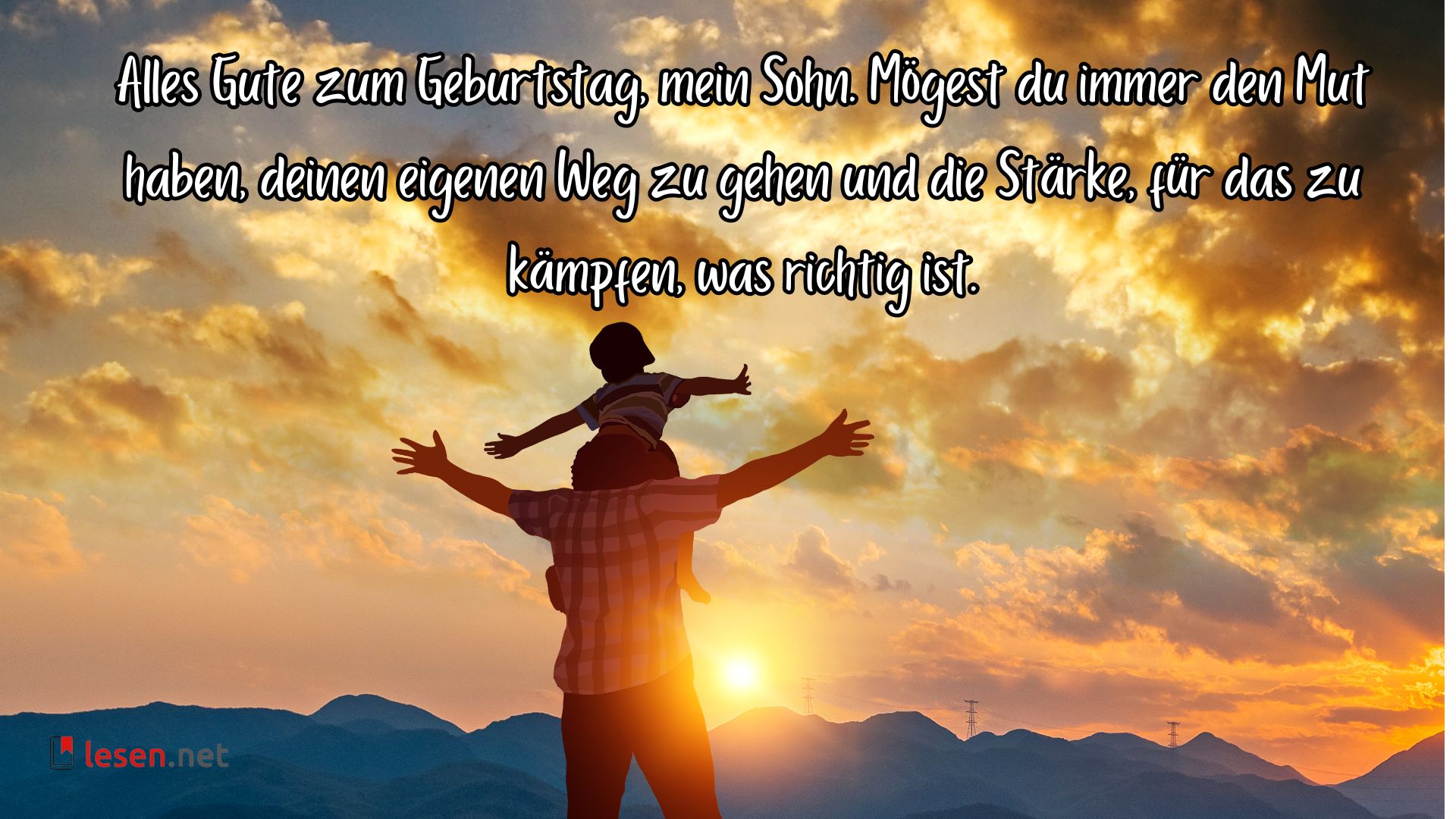 worte einer mutter an ihren sohn zum geburtstag